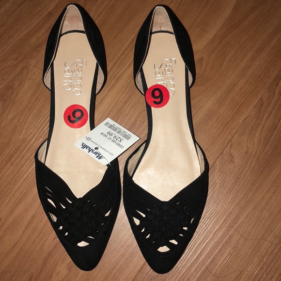 Franco Sarto Shoes - Black dress flat